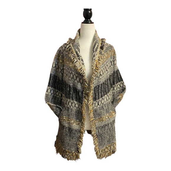 Lucky brand wool blend shrug. Sz S - Picture 5 of 16